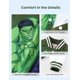 thumbnail image 3 of Chaqueta varsity de Hulk de Marvel para niño con botones a presión, 3 of 6