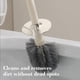 thumbnail image 5 of Cepillo de baño con mango largo desmontable y base | Cerdas de goma suave para una limpieza impecable | Diseño de plástico rojo o plateado | Herramienta de limpieza eficiente para el baño, 5 of 6