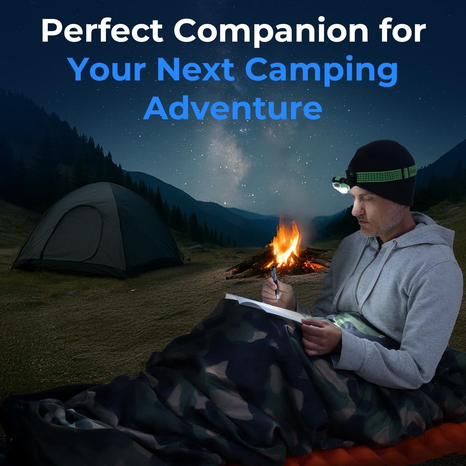 0 Degree Mummy Sleeping Bag – Military-Style, Lightweight & Waterproof for Extreme Cold, Stays Warm in 5–10°F, No-Snag Zipper, Compact Carry Bag & Travel Pillow for Camping & Backpacking