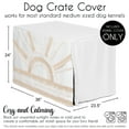 thumbnail image 5 of Sweet Jojo Designs Tufted Sun Ivory Dog Crate Kennel Cover 36in., 5 of 6