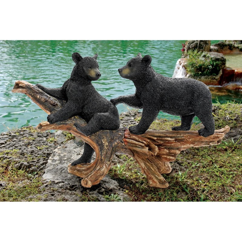 Design Toscano Mischievous Bear Cubs Garden Statue by Design Toscano
