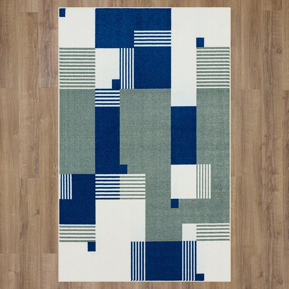 Mohawk Home Alliance Indoor Geometric Area Rug, Royal, 5' x 8'