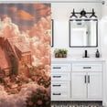 thumbnail image 5 of Fairy Tale Cabin Balloon Cloth Fabric Bathroom Decor Set with Hooks, 5 of 7
