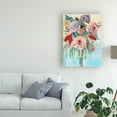 thumbnail image 3 of Trademark Fine Art 'Roseate Posy II' Canvas Art by Grace Popp, 3 of 4