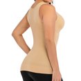 thumbnail image 4 of FOCUSSEXY Women's Shapewear Cami Tops for Women Tummy Control Tank Shaping Slimming Cami Waist Trainer Vest Body Shaper Plus Size Slimming Top Vest, 4 of 7