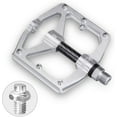 thumbnail image 4 of ROCKBROS Mountain Bike Pedals Flat Bicycle Pedals 9/16 Road Bike Pedals Carbon Fiber Sealed Bearing Flat Pedals for MTB Silver, 4 of 8