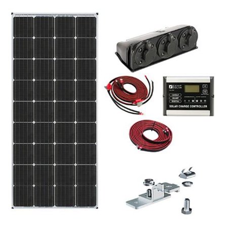 Zamp Solar 170 watt Dual Battery Bank Roof Mount Kit