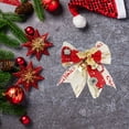 thumbnail image 5 of Christmas Tree Toppers Skegnu 2024 Christmas Bow Pendant With Christmas Tree Gift Box Set Decoration Linen Printed Letter Bow Chritmas Decor, 5 of 6