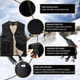 thumbnail image 3 of Chaqueta Calefactable Usb Chaleco Eléctrico Lavable Para Hombres Mujeres Esquí Invierno Pesca Camping Eigraketly HA046619-03, 3 of 6
