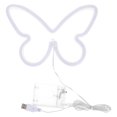 thumbnail image 1 of Miangastore Butterflies Neon Signs Creative LED Wall Light Battery Desktop Neon Light Decor, 1 of 8