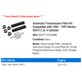 thumbnail image 2 of Automatic Transmission Filter Kit - Compatible with 1985 - 1987 Merkur XR4Ti 2.3L 4-Cylinder 1986, 2 of 2