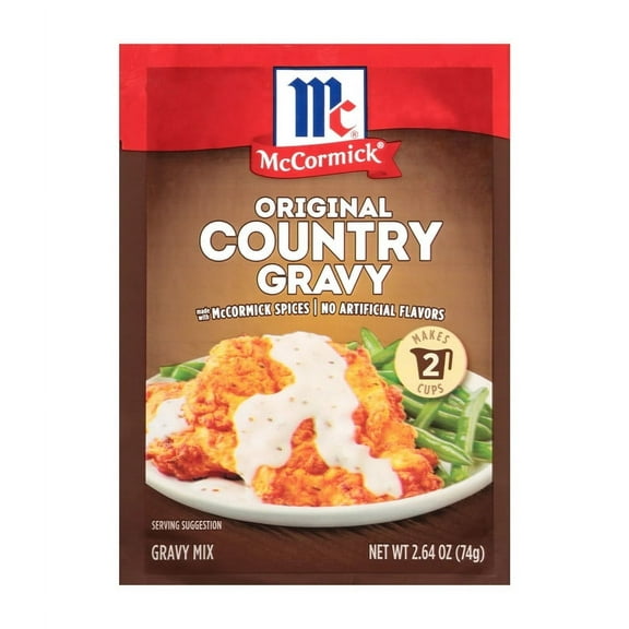 McCormick No Artificial Flavors Original Country Gravy Mix,(1PACK),