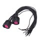 thumbnail image 1 of Arnés De Cableado Del Conector Del Faro, 2 Piezas Sensibles 68285243AA Conector Del Faro De Cabeza Redonda Resistente A La Intemperie Conector Pigtail Para Automóvil, 1 of 7