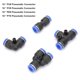 thumbnail image 1 of 40Pcs Plastic Pneumatic Connector Air Quick Fittings High Pressure PU8 PV8 PE8 PY8, 1 of 5