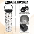 thumbnail image 5 of 30 oz Penguin Tumbler with Handle and Flip Straw, Vacuum Insulated Water Bottle Stainless Steel, Leak Proof Travel Coffee Mug Gifts for Penguin Lover, Cute Cup for Home Office Car Outdoors Sports, 5 of 6