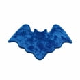 thumbnail image 2 of LEFXSMR Halloween Bathroom Rugs, Non Slip Bats Shaped Bath Mat, Soft Absorbent Toilet Rug for Holiday Halloween Decorations, Blue, 2 of 6
