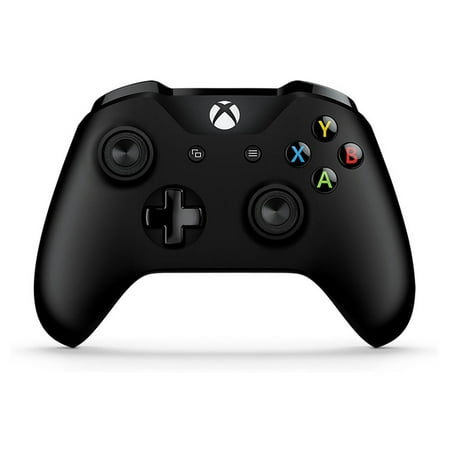 Microsoft Xbox One Bluetooth Wireless Controller, Black, (Best Bluetooth Dongle For Xbox One Controller)