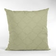 thumbnail image 5 of Plutus Creamy White Kona Embroydery, Some Shine To This Pattern Luxury Throw Pillow - Double sided 16" x 16", 5 of 5