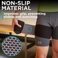 thumbnail image 4 of HTYSUPPLY Hip Brace & Groin Strain Wrap | Non-Slip Hamstring & Thigh Compression Support Spica for Pulled Quad Muscle, Arthritis Relief, Inguinal Hernia or Abduction Hip Flexor Injury (One Size), 4 of 6
