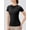 black, variant on Fitness wear, Women's Yoga wear, top, Quick-Dry Clothes, Running Sportswear, Elastic Tights, Base Shirt, Short-Sleeved Shirt