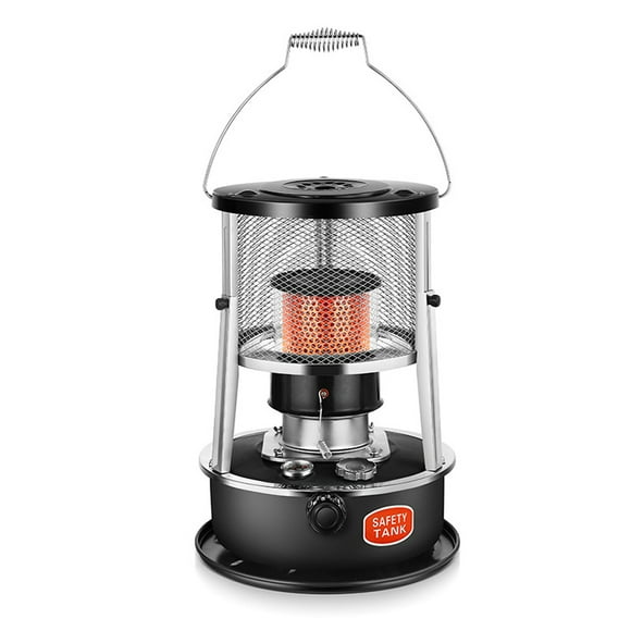 TFixol Portable Kerosene Heater for Indoor & Outdoor Use, Multi-Functional Camping Stove with 16-21H Working Time, Black or Blue, 7800-8900kcal/h Heat Output, Includes Storage Bag & Accessories.