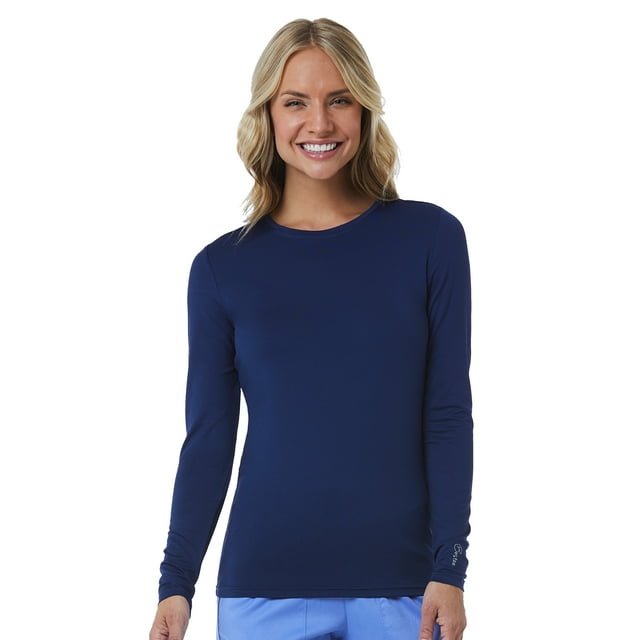Maevn Women's Long Sleeve Underscrub Tee, Free Shipping