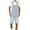 Light Blue, variant on Leesechin Cargo Overalls Shorts for Men Workwear Washed Loose Fit