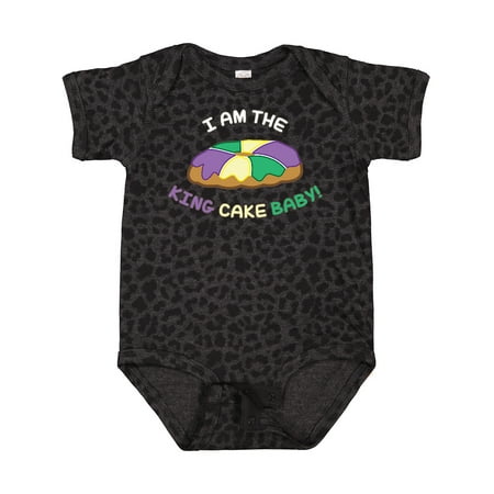 

Inktastic I Am the King Cake Baby Gift Baby Boy or Baby Girl Bodysuit