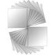 thumbnail image 1 of 18 Pieces Mirror Tiles Self-adhesive Mirror Stickers Wall 15 X 15 Cm, 1 of 5