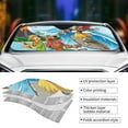 thumbnail image 3 of Scooby Doo Car Windshield Sunshades, Front Windshield Sun Shade, Hardened Sun Visor Shield Cover, Foldable Reflector For Car Truck Suv, Keeps Your Vehicle Cool, 3 of 8