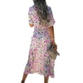 thumbnail image 3 of SpringTTC Women's Bohemian Printed Loose Flowy Summer Casual Dress, 3 of 4