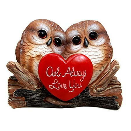 - Atlantic Collectibles Romantic Owl Couple Love Birds Decorative Figurine 5.25
