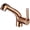Gold, variant on Basin Mixer Tap with Pull Out Spray Bathroom Taps Hot and Cold 2 Water Outlet Modes Brass Single Hole Bathroom Sink Faucet Basin Faucet-Golden