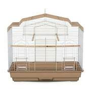 Prevue Pet Products Cockatiel Flight Bird Cage- Brown/White SP50051