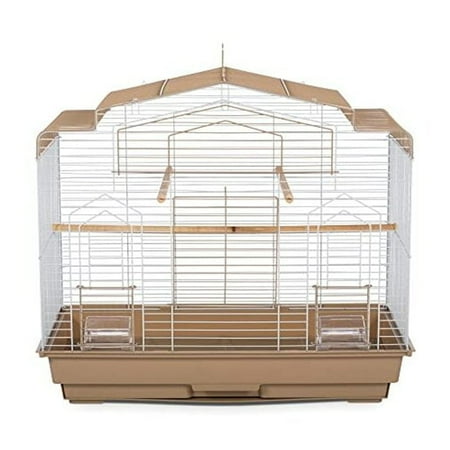 Prevue Pet Products Cockatiel Flight Bird Cage- Brown/White SP50051