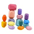 thumbnail image 4 of Milaget Sorting Stacking Balance Stone Montessori Preschool Learning Lightweight Artware D, 4 of 9