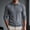 c01Gray, variant on Men's Long Sleeve Lapel Sweater Knit Button Placket Drop Shoulder Collared Solid Soft Fall Winter Base Layer Top Red S