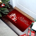 thumbnail image 2 of TIELUTT Christmas Printed Floor Mat Entry Door Mat Border Home Bathroom Door Mat Entry Door Carpet Foot Mat Big Soft Blanket Carpet for Dining Room Large Throws Lap Blanket Large Living Room Rug, 2 of 4