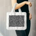 thumbnail image 6 of Yiaed Black Leopard Print Fluffy Shoulder Bag Plush Bags Women Ladies Tote Bag Fluffy White Furry Purse Handbag for Autumn and Winter, 6 of 7