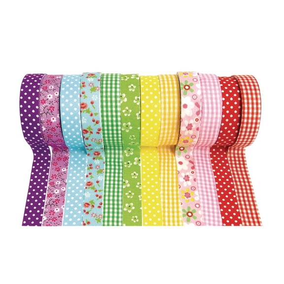 Colorations Fabulous Fabric Tape - Set of 12