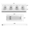 thumbnail image 3 of 4-Port USB Charging Station With Rechargeable Batteries For Wii Remote Controllers, 3 of 8