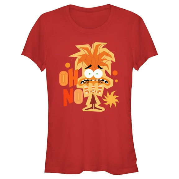 Junior's Inside Out 2 Anxiety Oh No Graphic T-Shirt