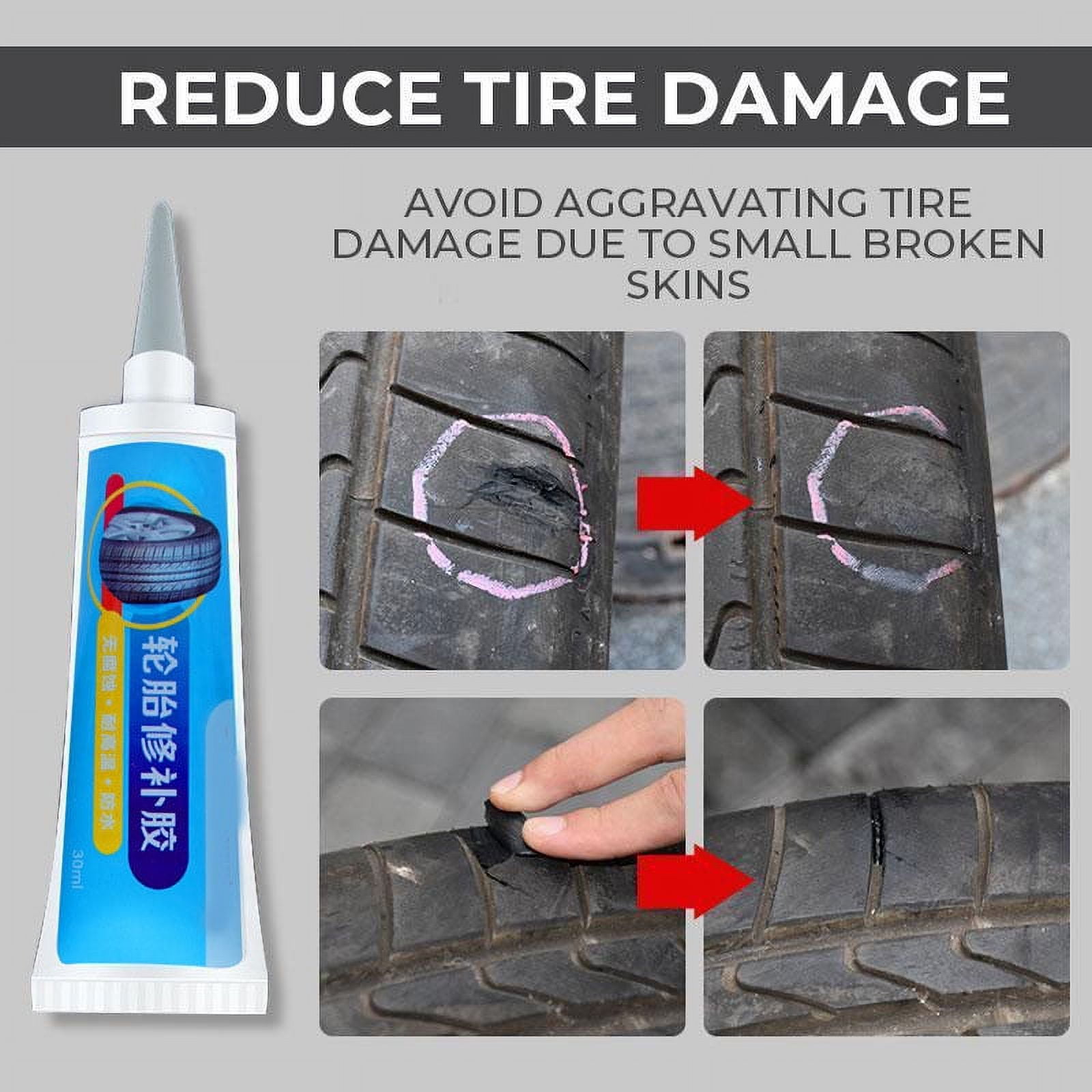 50ml Black Super Glue Strong Auto Tire Repair Adhesive Side Crack