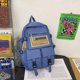 thumbnail image 1 of Stylish Large Capacity Backpack - Zippered, Portable, & Decorated for School!, 1 of 5