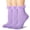 Purple, variant on TZYDMN Women Ruffle Ankle Socks, Lace Lolita Kawaii Girls Cute Frilly Socks 3 Pairs