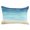 Turquoise, variant on Navy Blue Ice Hockey Pillow Covers 20x30 Inch Queen Size, Winter Sports Ball Games Ombre Decorative Pillowcase with Zipper, Microfiber Breathable Pillowcases for Sofa Bed Living Room
