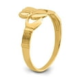 thumbnail image 7 of Real 14kt Yellow Gold Ladies Claddagh Ring Size: 6; for Adults and Teens; for Women and Men, 7 of 7