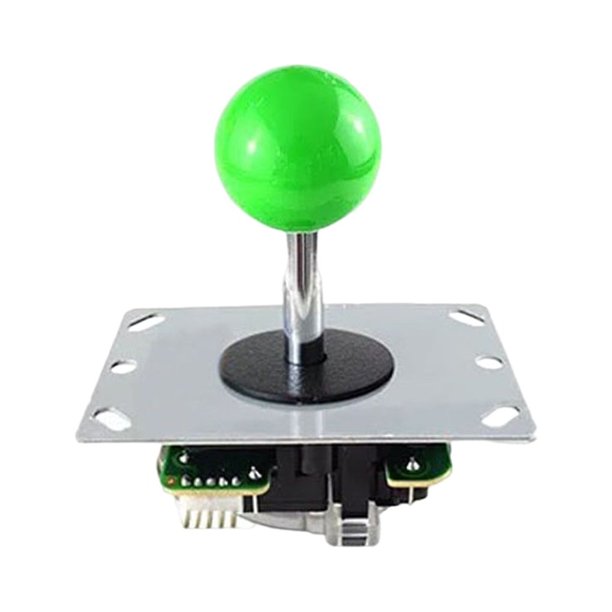 Bearachild Rocker Arcade Accesorios Máquinas expendedoras Juegos Función Palanca Controlador Joystick Operación Zero Delay Ball Top Videojuegos y accesorios Verde