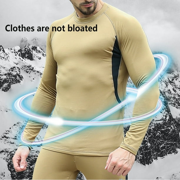 Ropa Interior Térmica Para Hombre Con Calefacción USB Camiseta Y