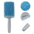 thumbnail image 6 of GOOHOCHY Paddle Hair Brush with Moisture Absorption Function Ergonomic Handle for Women 1Set Blue 11.8x3.1x2.2in, 6 of 8